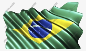 Waving Brazilian Flag - Puerto Rico Flag Waving #4094882