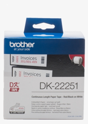 Brother Dk-22251 Continuous Paper Roll White Paper - Brother Dk 22251 #4096328