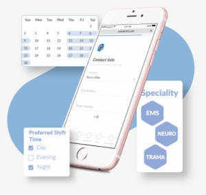 Connectrn Open Macbook Mockup Blue2 - Iphone #4096571