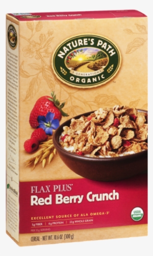 Nature's Path Organic Flax Plus Red Berry Crunch - #4096730