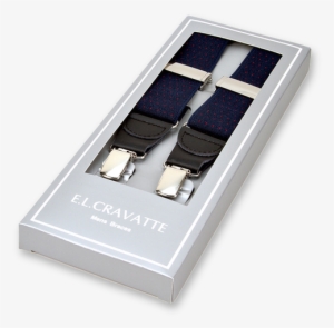 Mens Braces Navy/red Dots - Burgundy Striped Braces #4096785