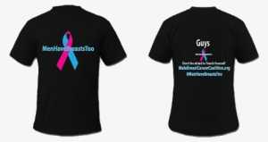 Get Your Men Have Breasts Too T's & Hats - T Shirt Back And Front Black Plain #4097173