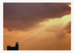 Artistic Sunset With Bright Sky And Clouds Poster • - Sunset #4098311