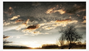 Keyring Clouds Sky Field Grass Tree Sun 6350 #4098521