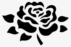Medium Image - Rose Png Black And White #4099228