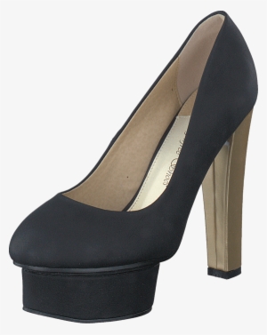 Marica Black / Gold - Sugarfree Shoes Marica Black / Gold, Shoes, Heels, #4099414