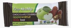 Keep Healthy Original Chocolate Covered Date Bars Apple - Keep Healthy Chocolate Covered Apple Walnut Date Bar #4099978
