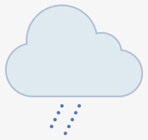 Rain Cloud Icon - Rain #410489