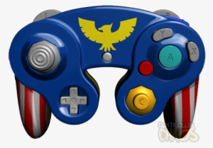 Captain Falcon - Custom Marth Gamecube Controller #410552
