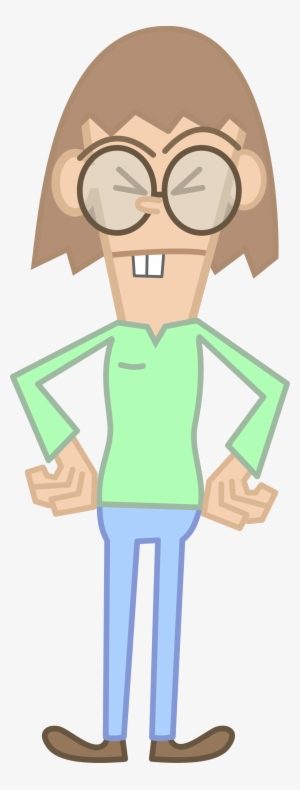 Nerd Clip Art - Geek Standing Logo Transparent #410837