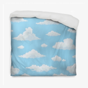 Cloud Vector Seamless Pattern - Cushion #410858