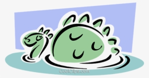 Sea Monster Royalty Free Vector Clip Art Illustration #410898