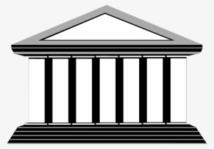 Column Clipart Stone Pillar - Building With Columns Illustration #411126
