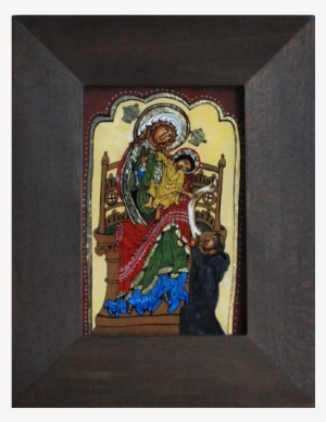 Virgin Mary With The Infant And St - Modern Art #411717