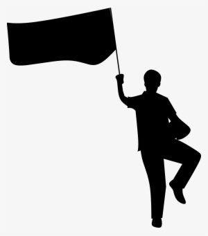 Silhouette Man People - Men Silhouette With Flag #411951 Silhouette Man People - Men Silhouette With Flag #411951