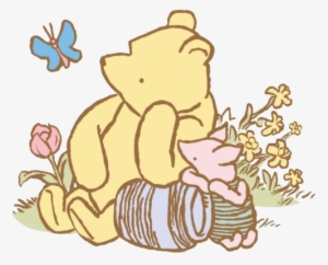 Valentines Classic Winnie The Pooh Clipart - Vintage Winnie The Pooh Clipart #412110