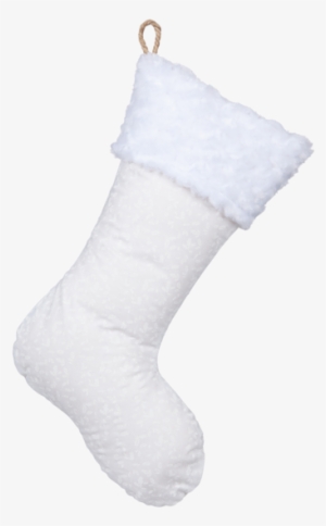 Christmas Stocking With Burlap Accents - Christmas Stocking #412676