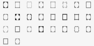 Vintage Frames - Line Art #412795