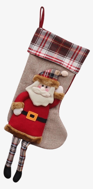 Image Product 10 - Christmas Stockings Dmcore 3pcs 18" 3d Plush Cute Santa #412822
