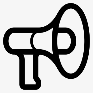 Megaphone Bullhorn Announcement Advertisement Comments - Loud Hailer Icon Png #413010