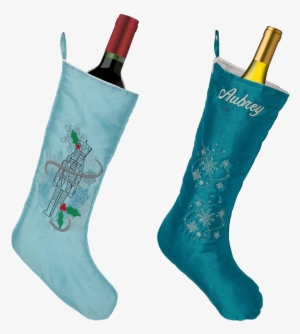 Embroider Buddy Stockings Make Great Wine Sleeves - Christmas Stocking #413030