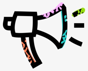 Vector Illustration Of Megaphone Or Bullhorn To Amplify #413127 Vector Illustration Of Megaphone Or Bullhorn To Amplify #413127