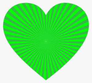 Green Computer Icons Abstract Art Color Download - Heart #413425