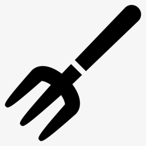 Pitchfork Filled Icon - Pitch Fork Clip Art #413492