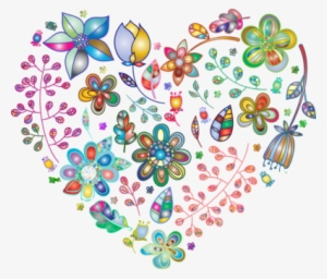 Computer Icons Psychedelia Psychedelic Art - Floral Heart No Background #413828