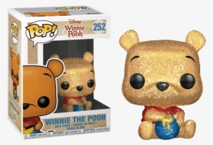 Winnie The Pooh Diamond Glitter Pop Vinyl - Funko Winnie The Pooh Diamond #414038