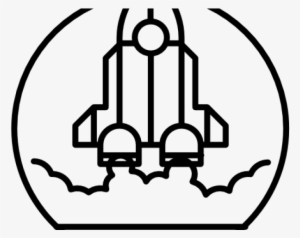 Drawn Rocket Rocket Ship - Rocket Outline Drawing #414601