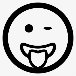 Winking Emoticon Smiling Face With Tongue Out Of The #414884