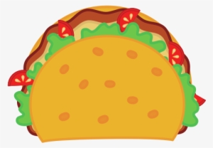 Fast Food Hamburger Vector Icon Illustration - Taco Graphic #415035