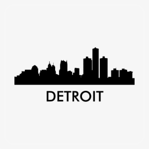 Detroit Skyline Decal - Detroit - Free Transparent PNG Download - PNGkey