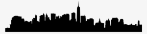New York City - Transparent City Skyline Silhouette #415435