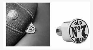 Jack Daniels Seat Screw - Jack Daniel's Chrome Seat Bolt #415773