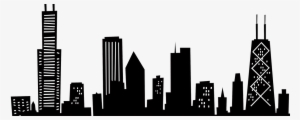 Chicago Skyline Silhouette At Getdrawings - City Of Chicago Skyline Silhouette #415839