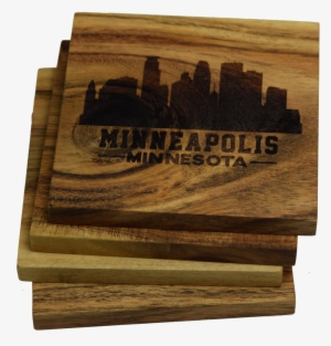 Minneapolis Minnesota Skyline Coasters - Prestige Decanters Minneapolis Minnesota Skyline Coasters #415944