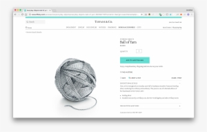 439 Kb - - Everyday Objects Ball Of Yarn In Sterling Silver. #416967