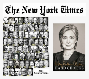 Hillary Clinton And The Shakespeare Authorship Question - Hard Choices A Memoir #417493