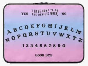 Ouija Board Laptop Sleeve,women - Classic Style Wooden Ouija Spirit Board Game #418045