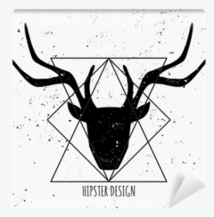 Ciervo Blanco Y Negro #418947