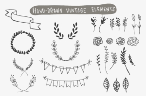 This Graphics Is Hand Drawn Doodle Vintage Vector Elements - Graffiti #419069