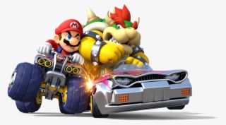 Mario Kart 8 Deluxe Recién Tiene Un Día De Lanzado - Mario Vs Bowser Mario Kart #419346
