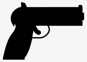 Hand Gun - - Pistola Silueta Png #419555