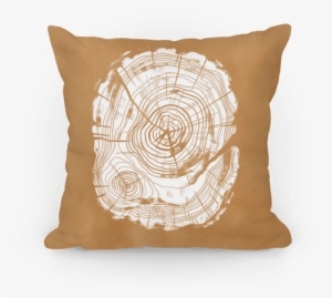 Tree Growth Rings Pillow - Love Chocolate Quotes #4100080