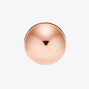 Sphere Stud Earring 8mm - Candle #4100279