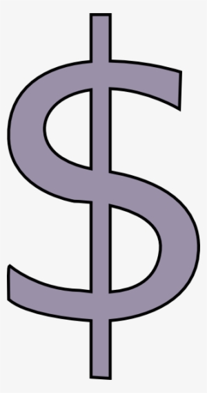 Grey Clipart Dollar Sign - Grey Dollar Sign Clipart #4100319