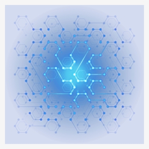 Neon Blue Technology Design Lines Neonblue Glow Light #4101109