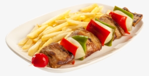 Pincho De Cerdo - Pincho Cerdo Con Papas #4101281